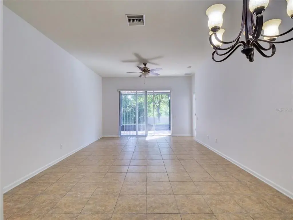 Open Floor Plan of Living and Dining