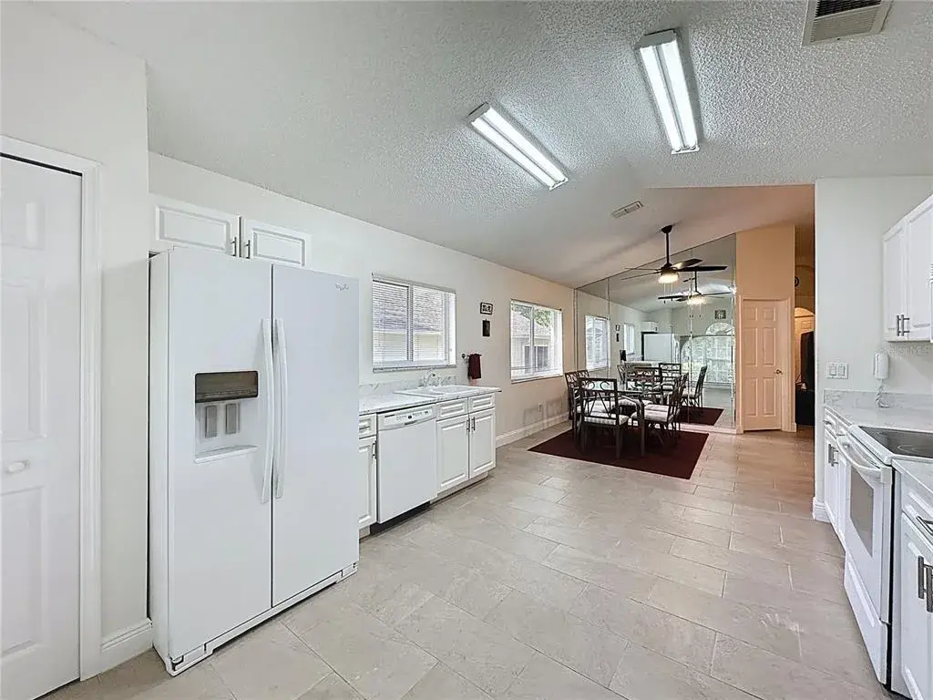 View from kitchen to Breakfast nook
