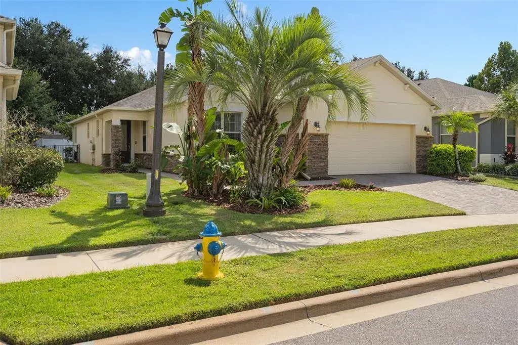 Front View with great curb appeal and Stone accents