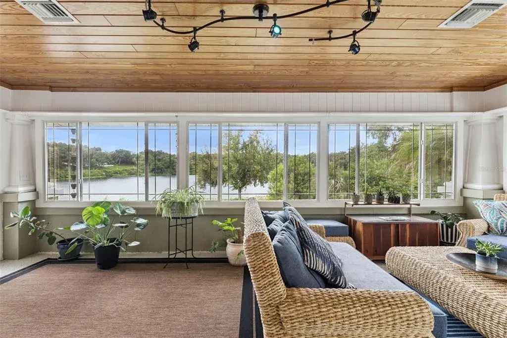 Sun Room Overlooks Crystal Lake