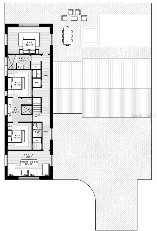 Upper Level Floor Plan