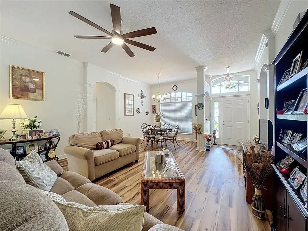 Entry into living area