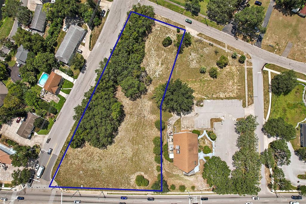 Vacant lot before lot split