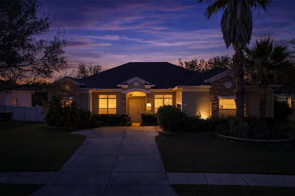 Twilight Exterior Virtually Staged