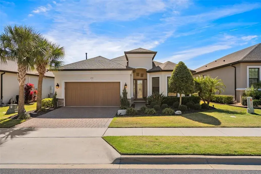 Front View with Upgraded "D" Elevation and Optional Bay Window. You will be proud to live here.