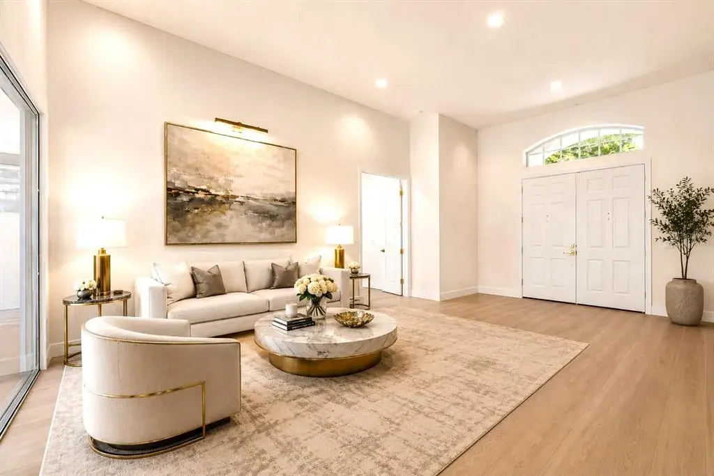 Living Room Virtually Staged
