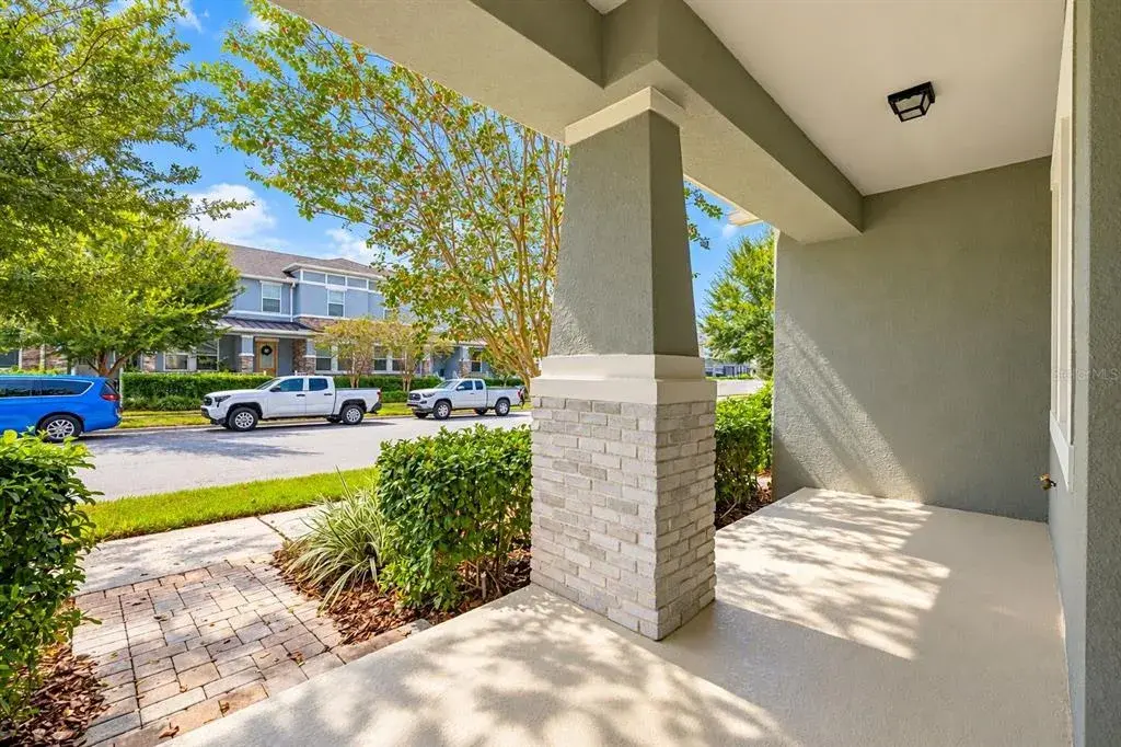 Large covered front porch