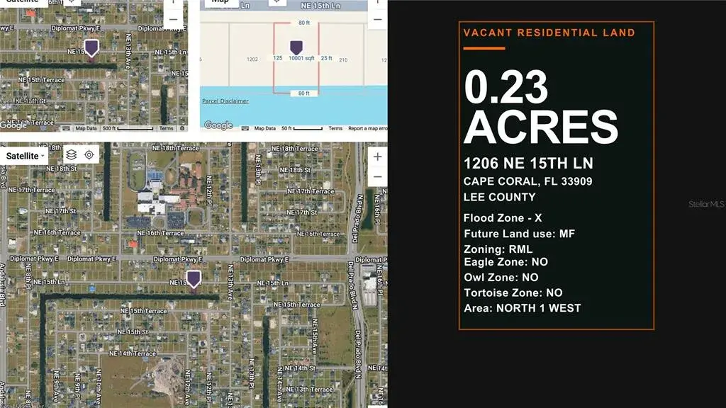 Property for sale at 1206 NE 15TH LANE, CAPE CORAL, FL, 33909