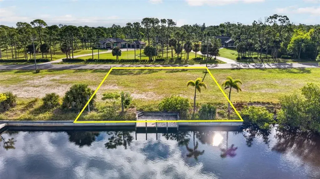 Acreage Properties across the road provide beautiful views from the front.