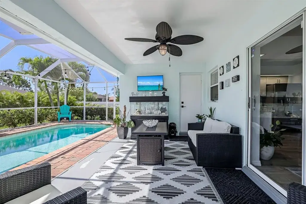 Covered Lanai (recently extended)