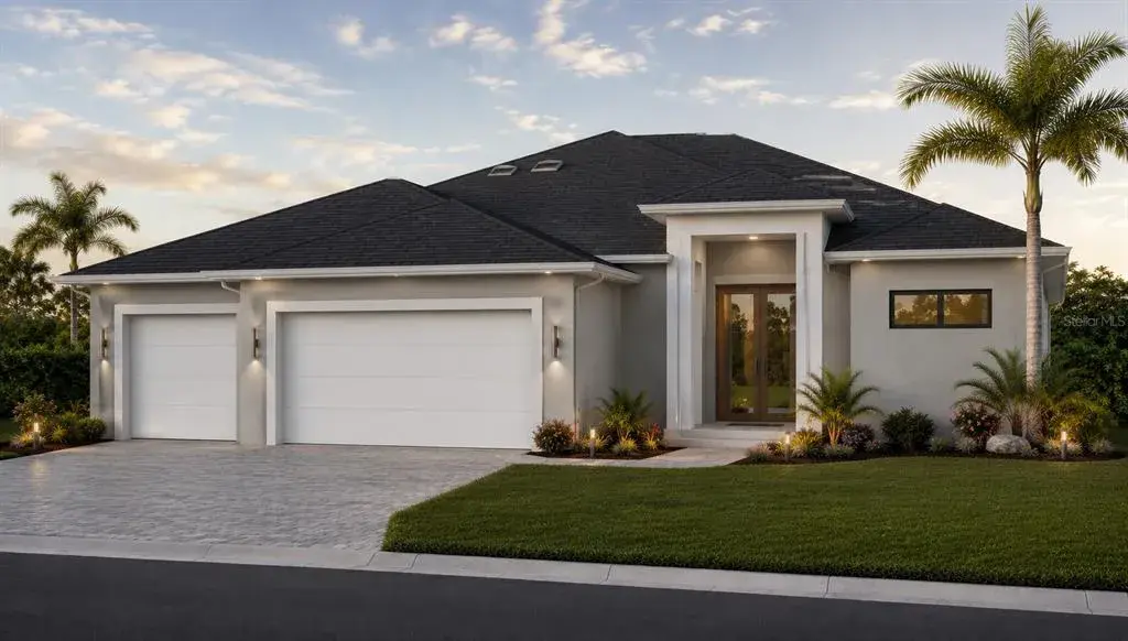 This is a rendering of what the home will look like when completed.