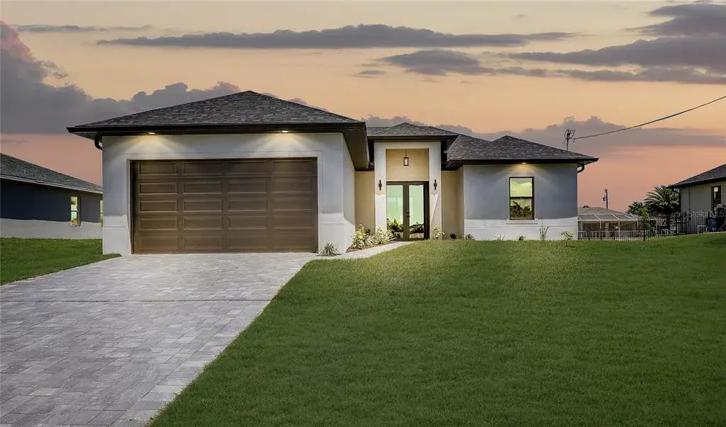 Front picture taken from another model home
