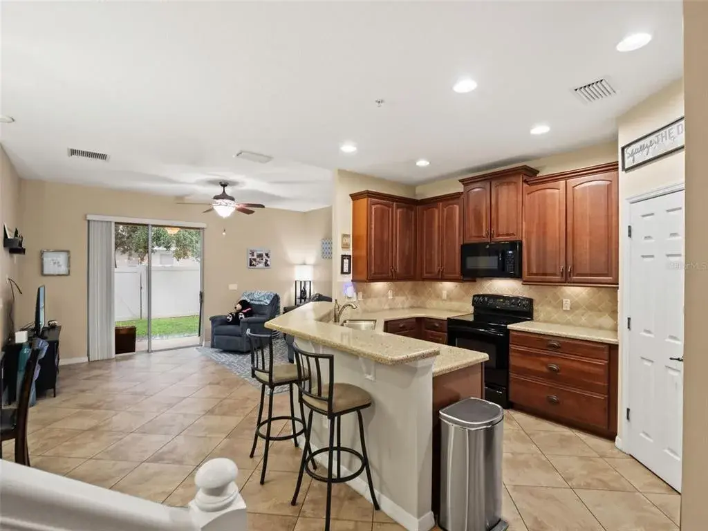 Open kitchen ready for entertaining