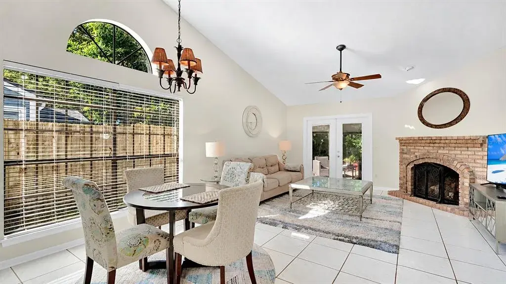 living and dining room