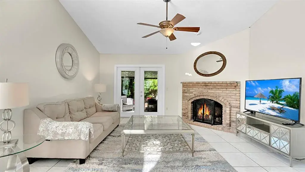 AI enhanced to show wood-burning stove