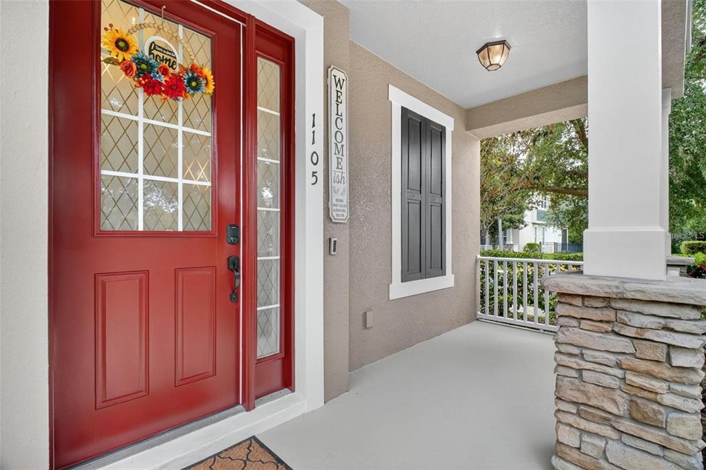 Front porch - 1st of 3 outdoor sitting areas