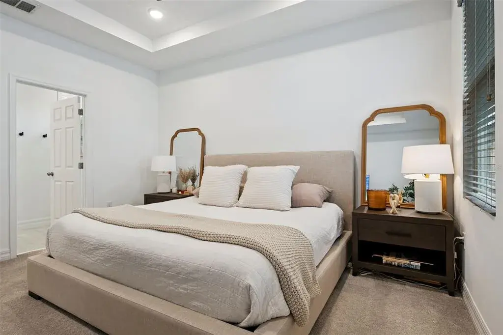 Primary Suite with Tray Ceiling