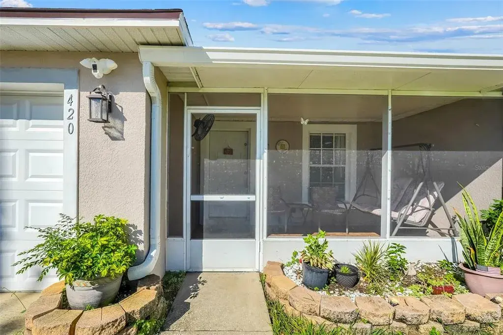 Screened Front Porch
