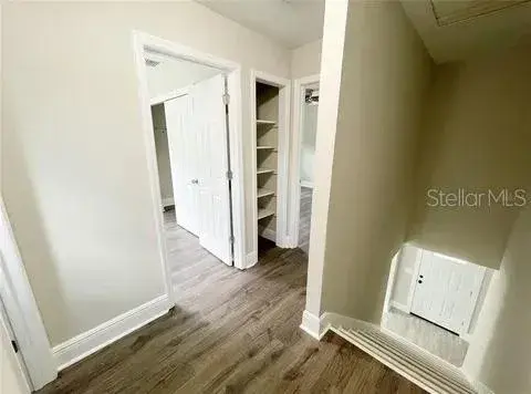 top of stairs