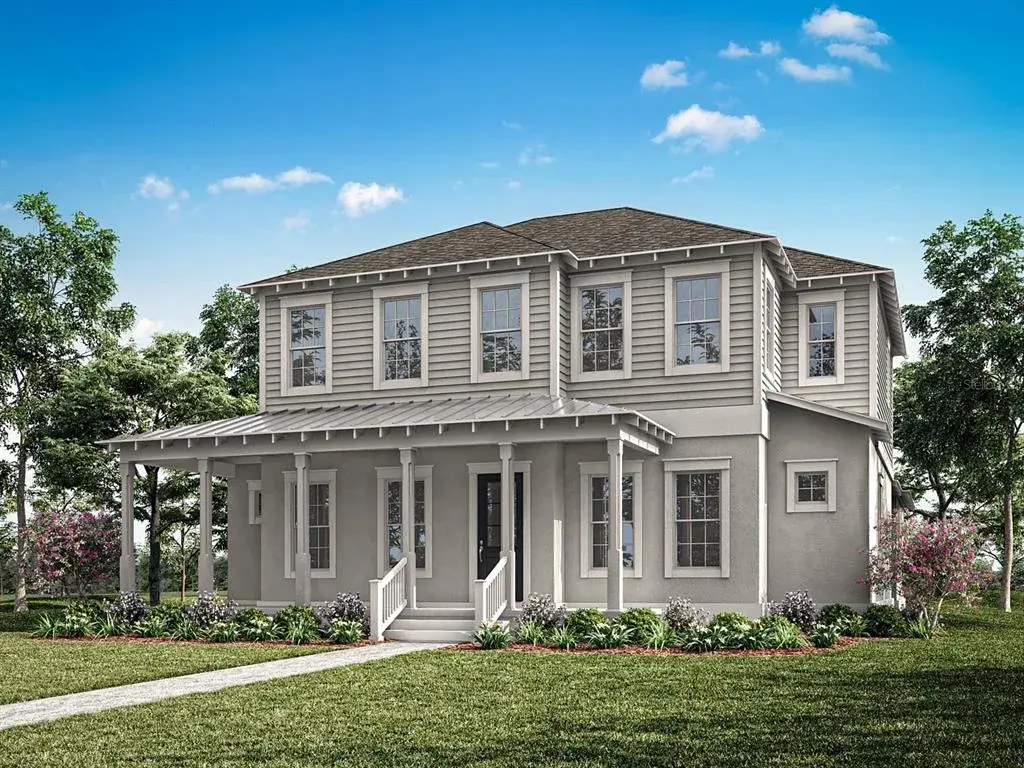 Island Village at Celebration - Marco Floorplan - Coastal Elevation - Architect's Rendering