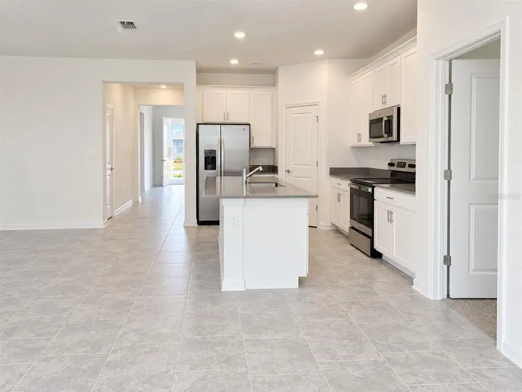 Open Concept Living and Kitchen