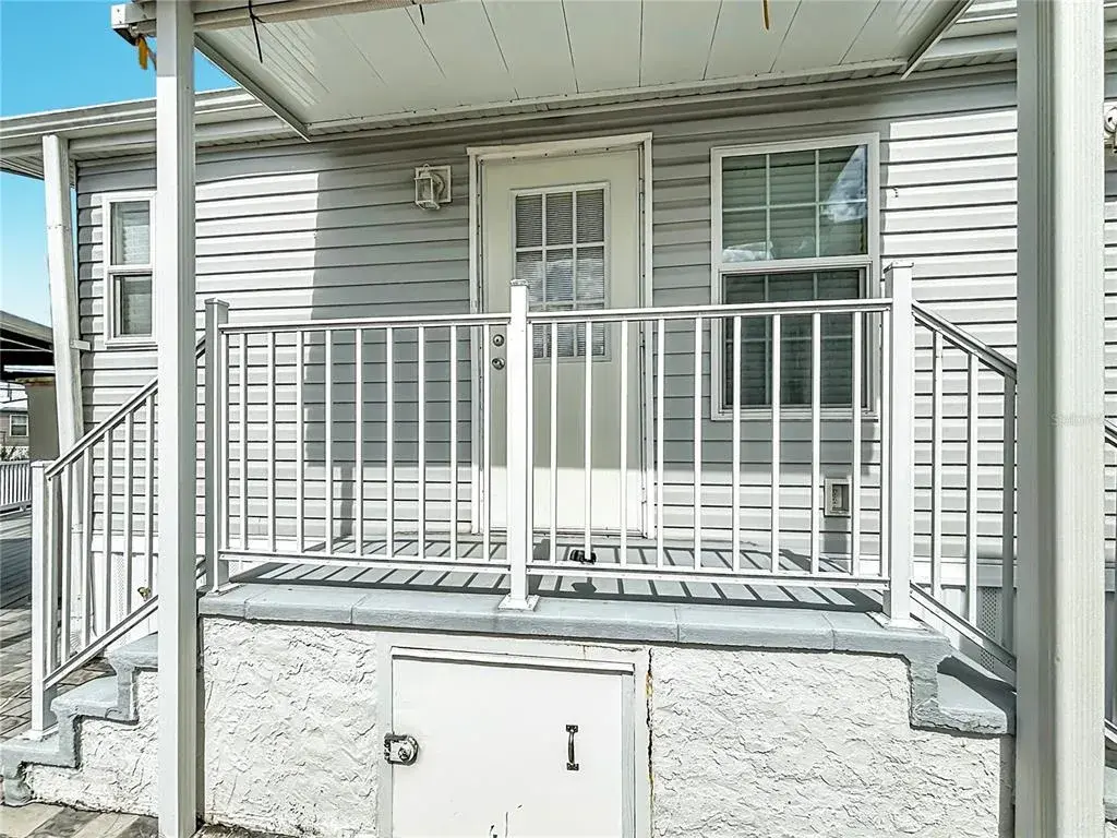 Side deck also provides access into your Florida home