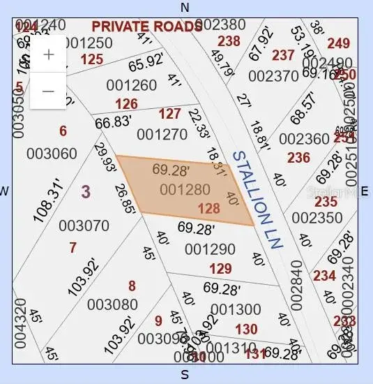 Property for sale at 128 STALLION LANE, LAKE WALES, FL, 33898