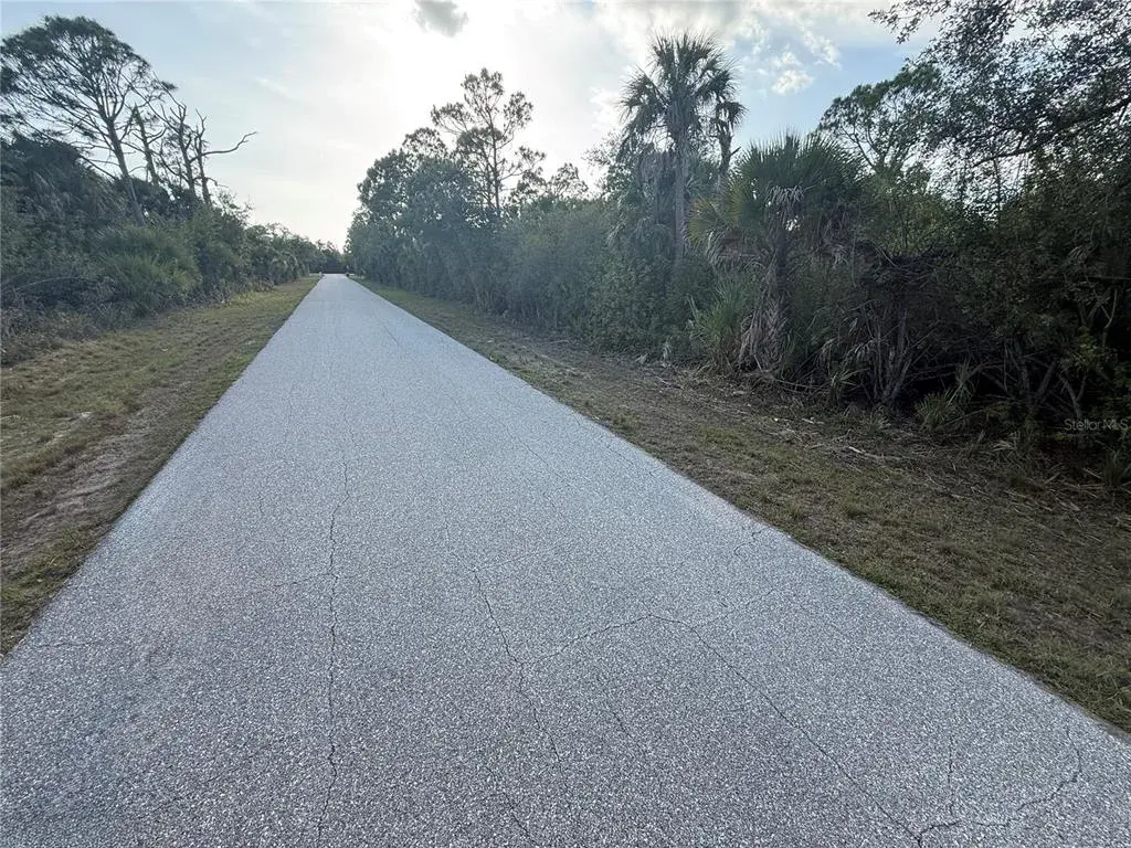 Looking west