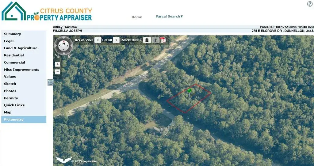 Property for sale at 275 E ELGROVE DRIVE, CITRUS SPRINGS, FL, 34434