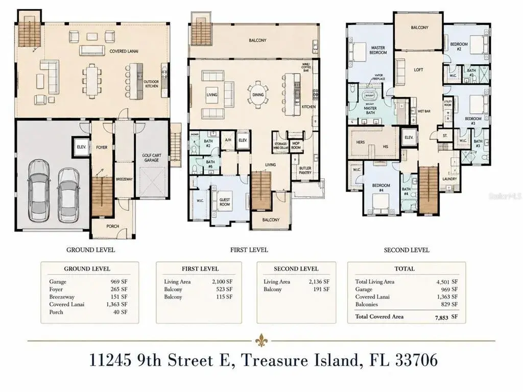 Property for sale at 11245 9TH STREET E, TREASURE ISLAND, FL, 33706