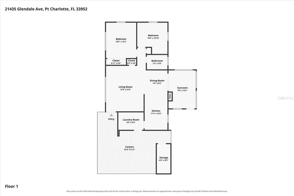 Property for sale at 21435 GLENDALE AVENUE, PORT CHARLOTTE, FL, 33952