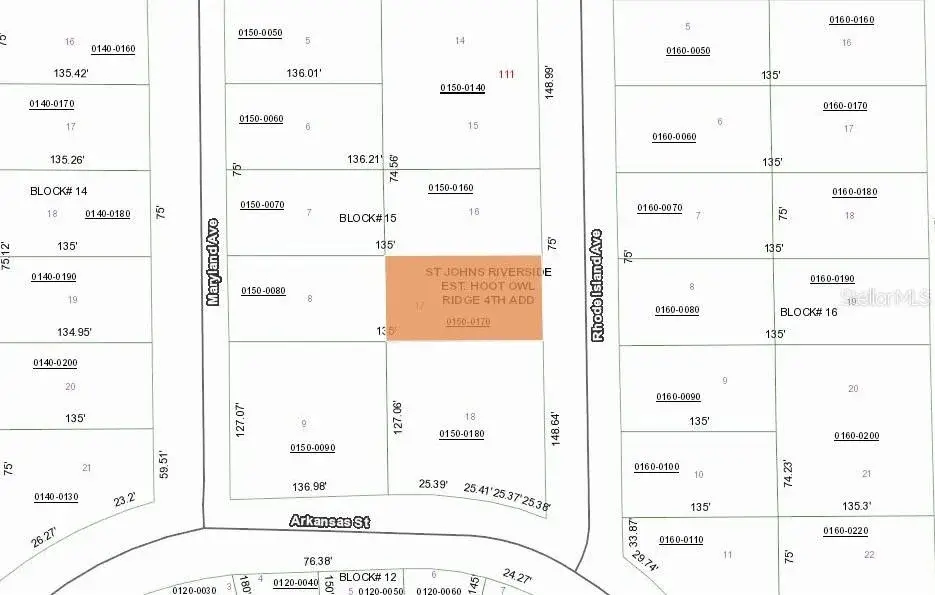 Property for sale at 105 RHODE ISLAND AVENUE, SATSUMA, FL, 32189