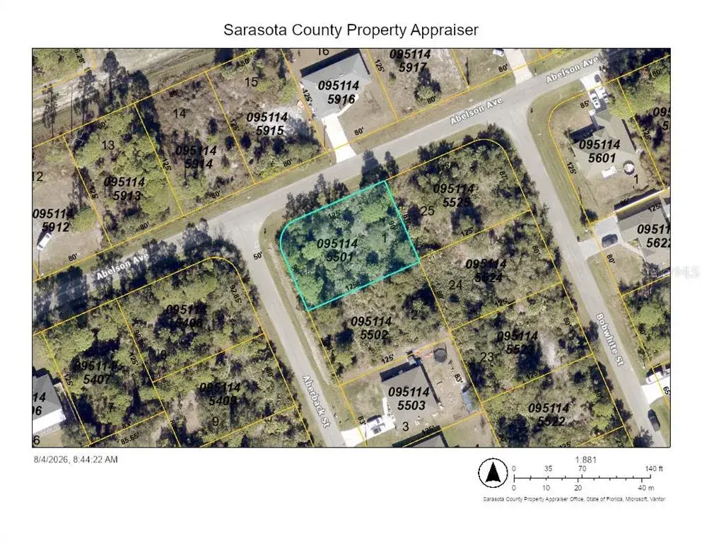Property for sale at ABELSON AVENUE, NORTH PORT, FL, 34291