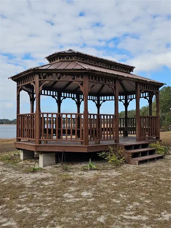 Gazebo by the lake