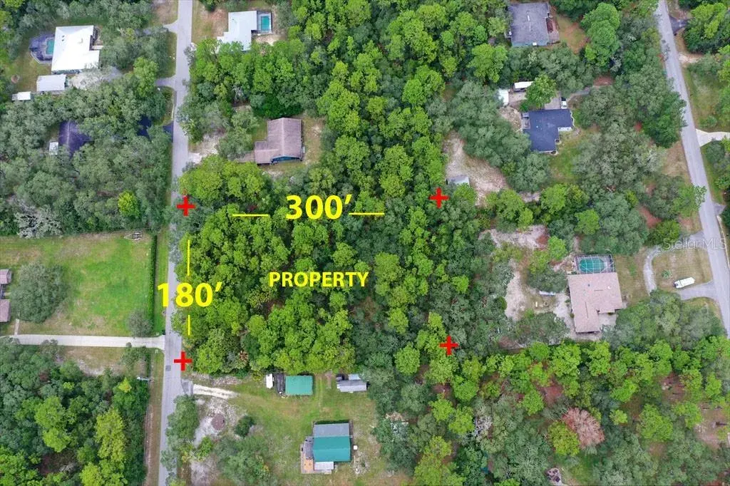 Road frontage with easy access to Homosassa Trail