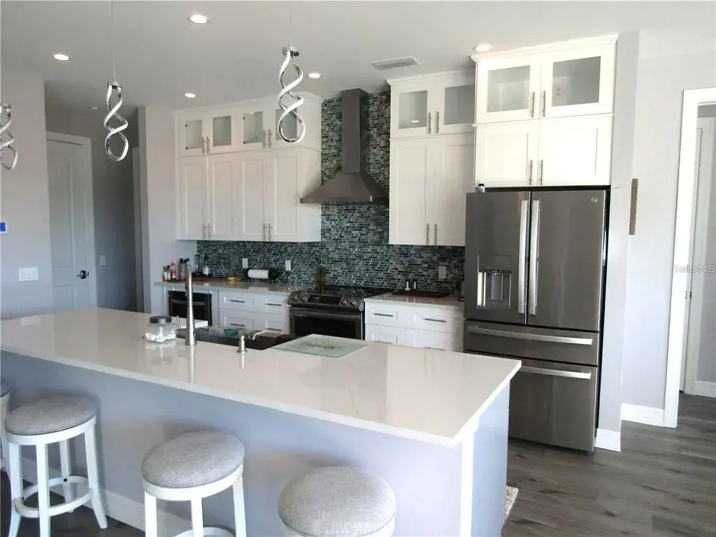 Designer kitchen.