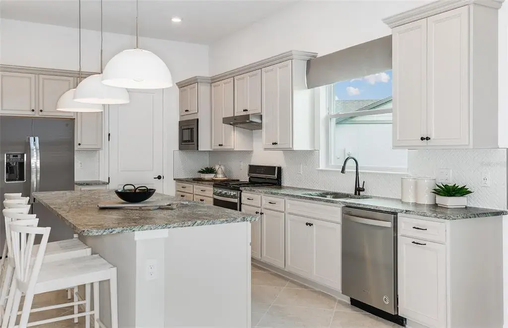 Model Home Design Only. Pictures and furnishings are for illustrative purposes only. Elevations, colors and options may vary. Furniture is for model home staging only.