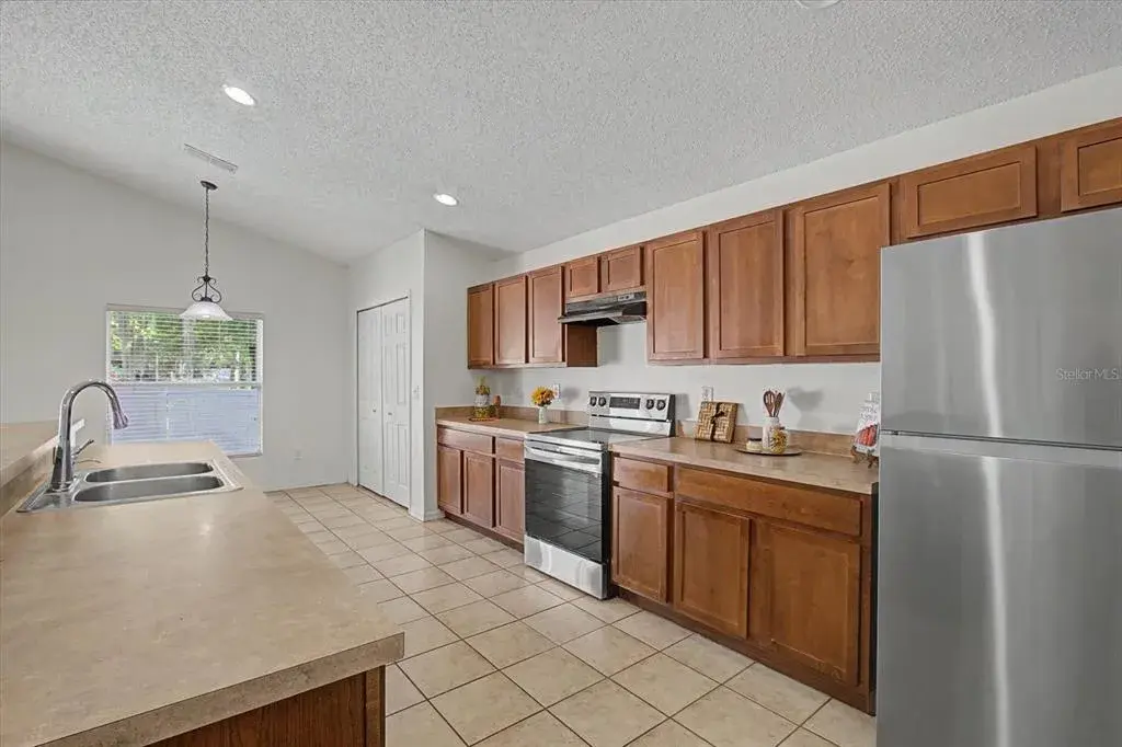 Abundant storage and work space in the kitchen