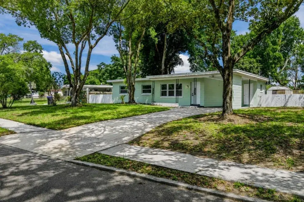 Large front yard