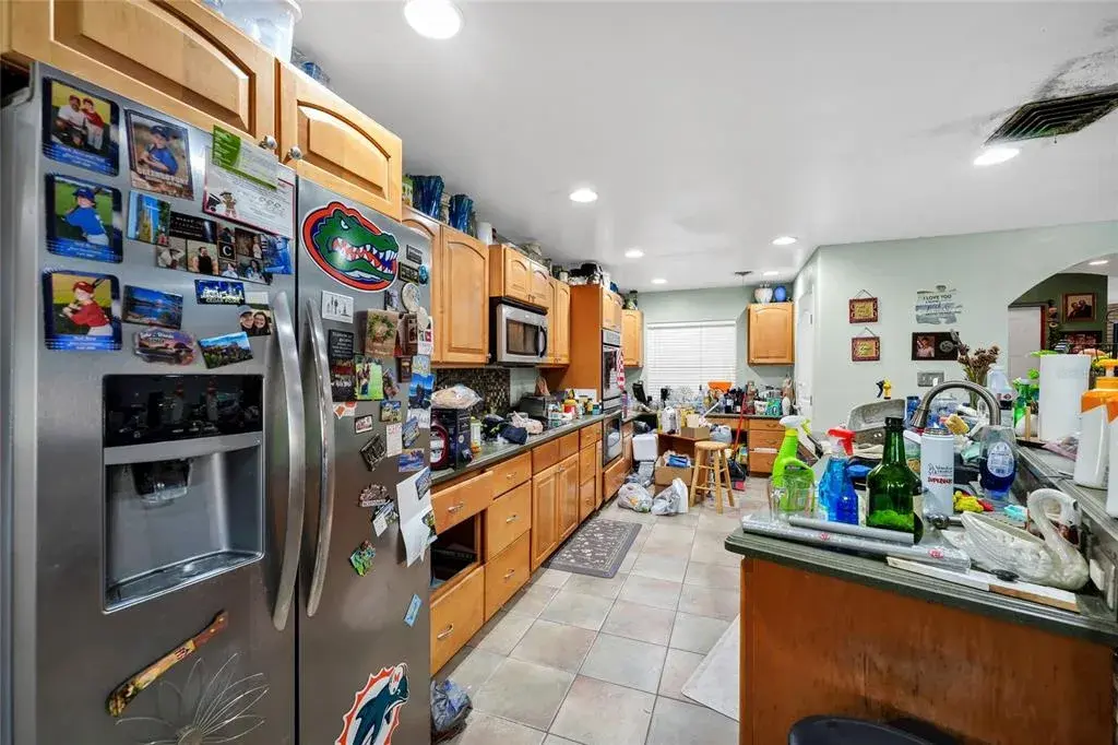 Kitchen with island