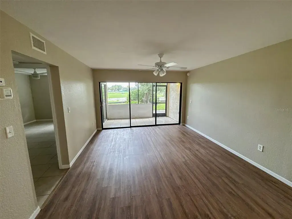 looking to living room end from dining room end