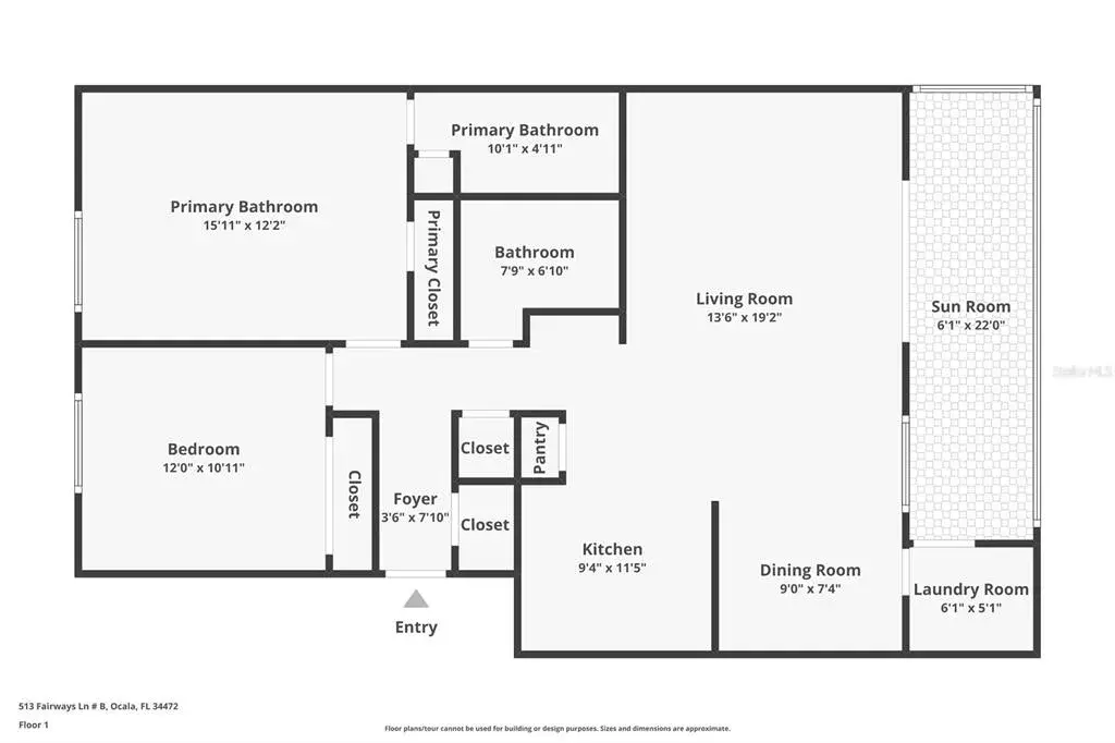 Property for sale at 513 FAIRWAYS LANE UNIT B, OCALA, FL, 34472