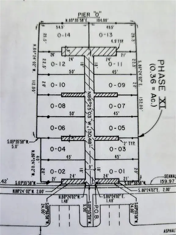 Slip O-11, just inside the T on the north side.