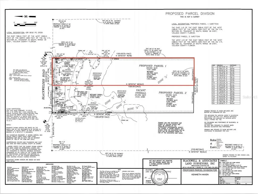 Property for sale at 1876 BLACKWELDER ROAD, DE LEON SPRINGS, FL, 32130