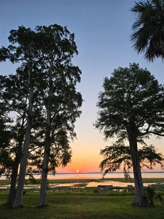 Sunrise view from Screened Porch