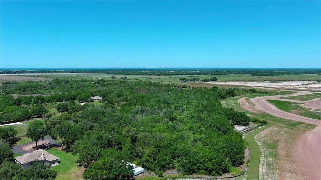 A view of the property, as well as neighboring properties.