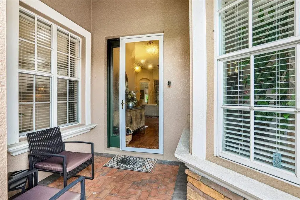 Front porch and entry