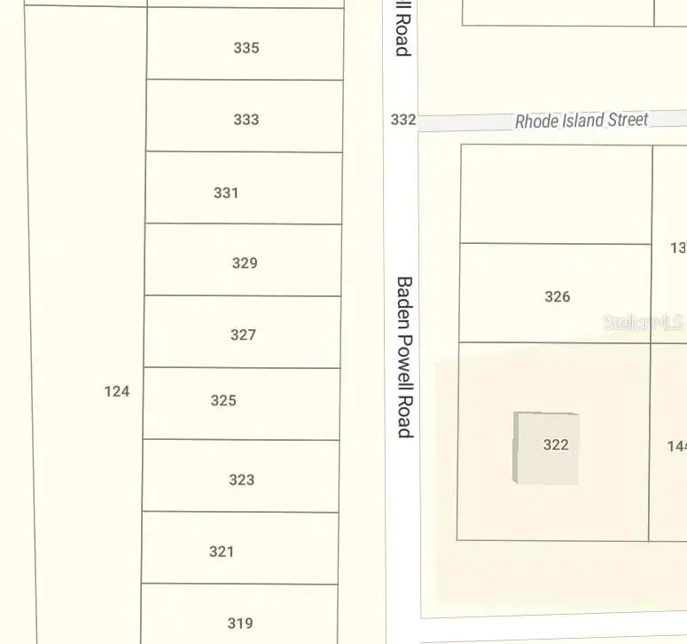 Property for sale at 327 BADEN POWELL ROAD, HAWTHORNE, FL, 32640