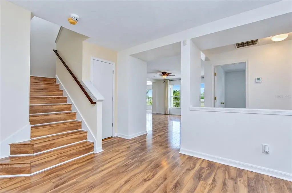 Entire home is free of carpet for a clean, low-maintenance living environment.
