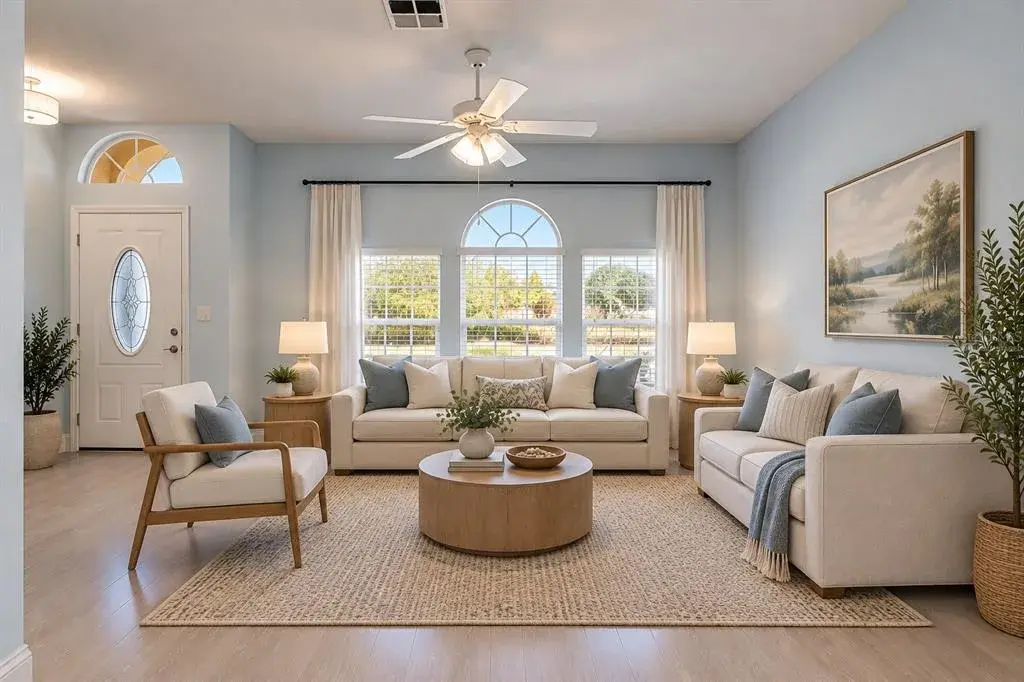Living Room/Flex Space - Virtually Staged
